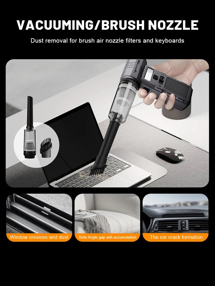 Mini Turbo Jet Fan 350000 RPM Powerful Violent Fan Strong Dust Blower Rechargeable 58m/s Turbo Fan Powerful Blower Air Duster