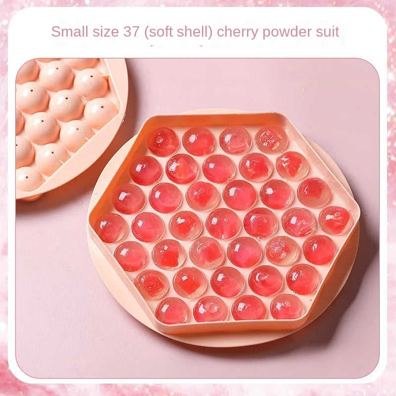 1PC ice making box press type ice mold easy to demold large capacity ice bucket camping home multifunctional ice maker