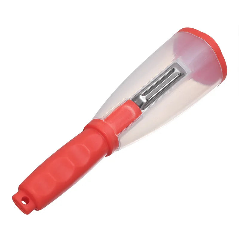 Multifunctional Storage Type Peeling Knife Peeling Knife With Storage Tube Peeler Peeling Apple Supplies Household Peeling Knife