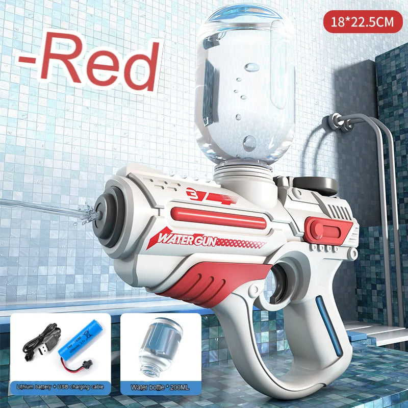 Automatic Electric Water Gun Children High-pressure Outdoor Beach Large-capacity Swimming Pool Summer Toy for Children Boy