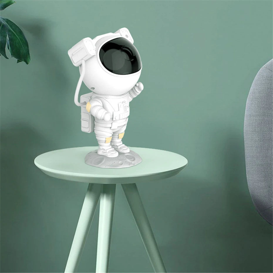 ALIEN Astronaut USB Starry Sky Laser Projector LED Galaxy Lamp for Party Dance Children Bedroom Night Decorative Effect Lights