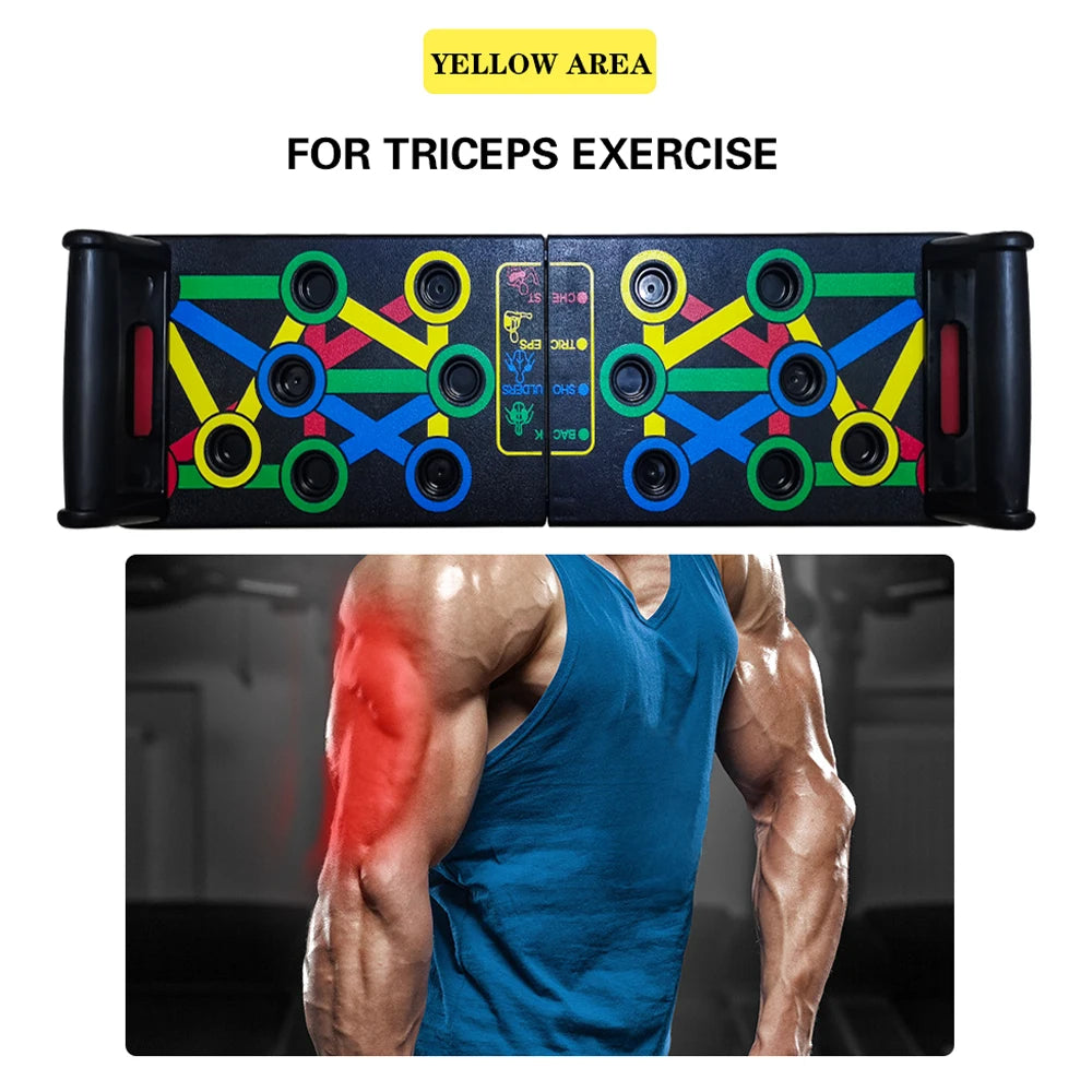 Push-Up Rack Board Training Sport Workout Fitness Gym Equipment Push Up Stand ABS Abdominal Muscle Building Exercise Press-up