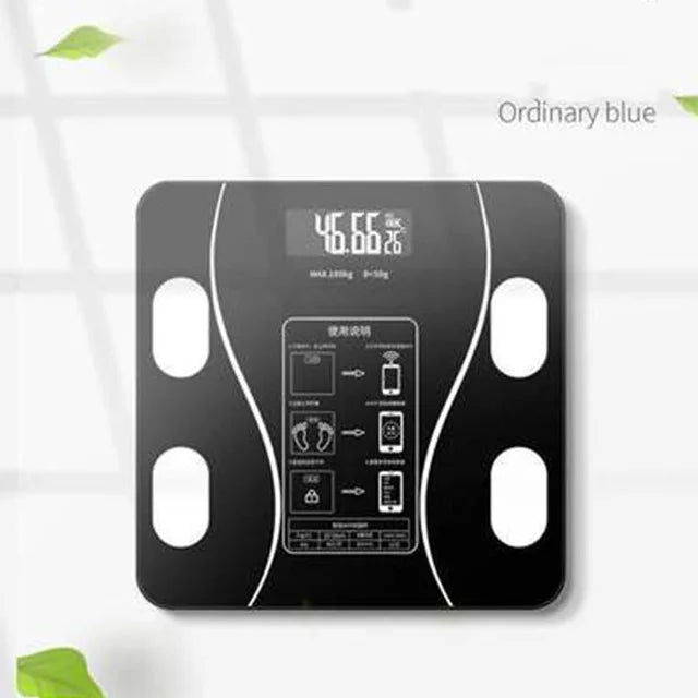 Body Fat Scale Smart Wireless Digital Bathroom Weight Scale Body Composition Analyzer With Smartphone App Bluetooth GUANYAO