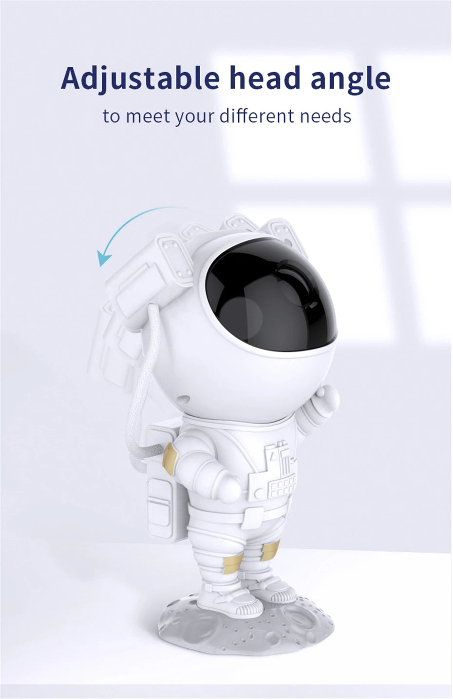 ALIEN Astronaut USB Starry Sky Laser Projector LED Galaxy Lamp for Party Dance Children Bedroom Night Decorative Effect Lights