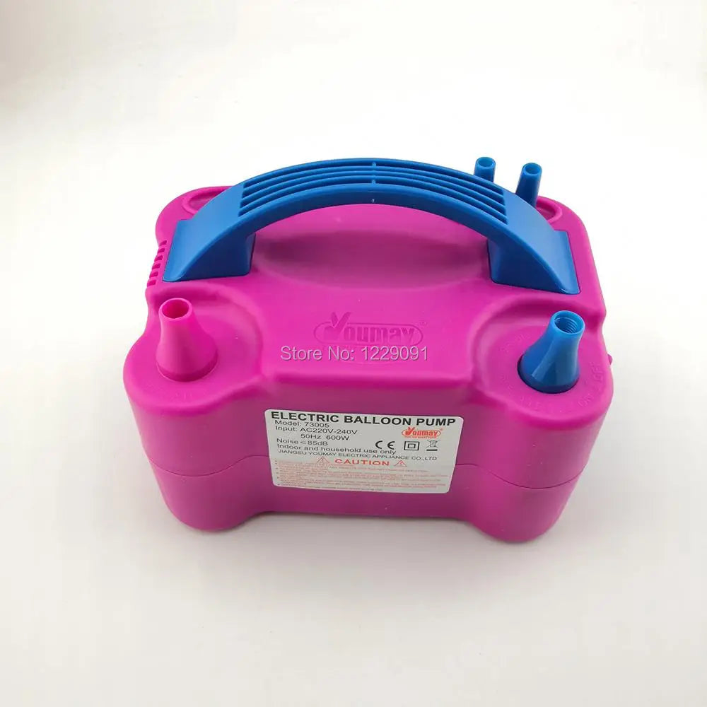 Portable mini balloon electric pump air inflator with US EU UK AU BR plug