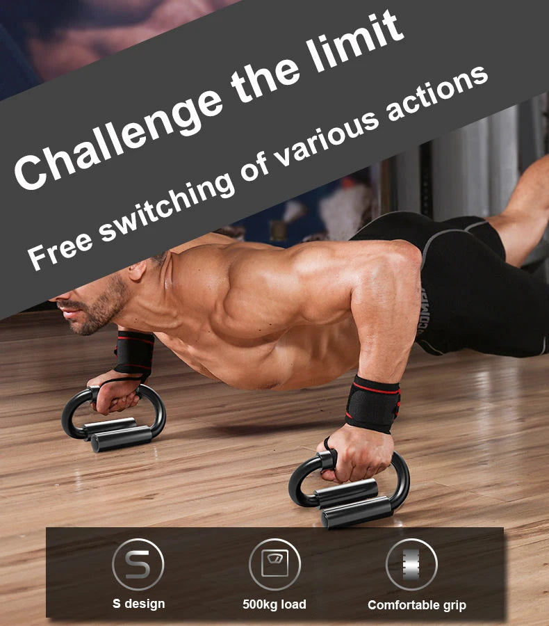 Push-Up Rack Board Training Sport Workout Fitness Gym Equipment Push Up Stand ABS Abdominal Muscle Building Exercise Press-up