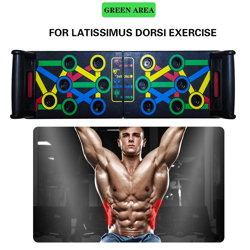 Push-Up Rack Board Training Sport Workout Fitness Gym Equipment Push Up Stand ABS Abdominal Muscle Building Exercise Press-up