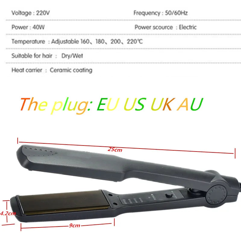 2025 Shipping Professional Straightening Irons Electric Hair Straightener Flat Iron Fast Warm Up Styling Tools
