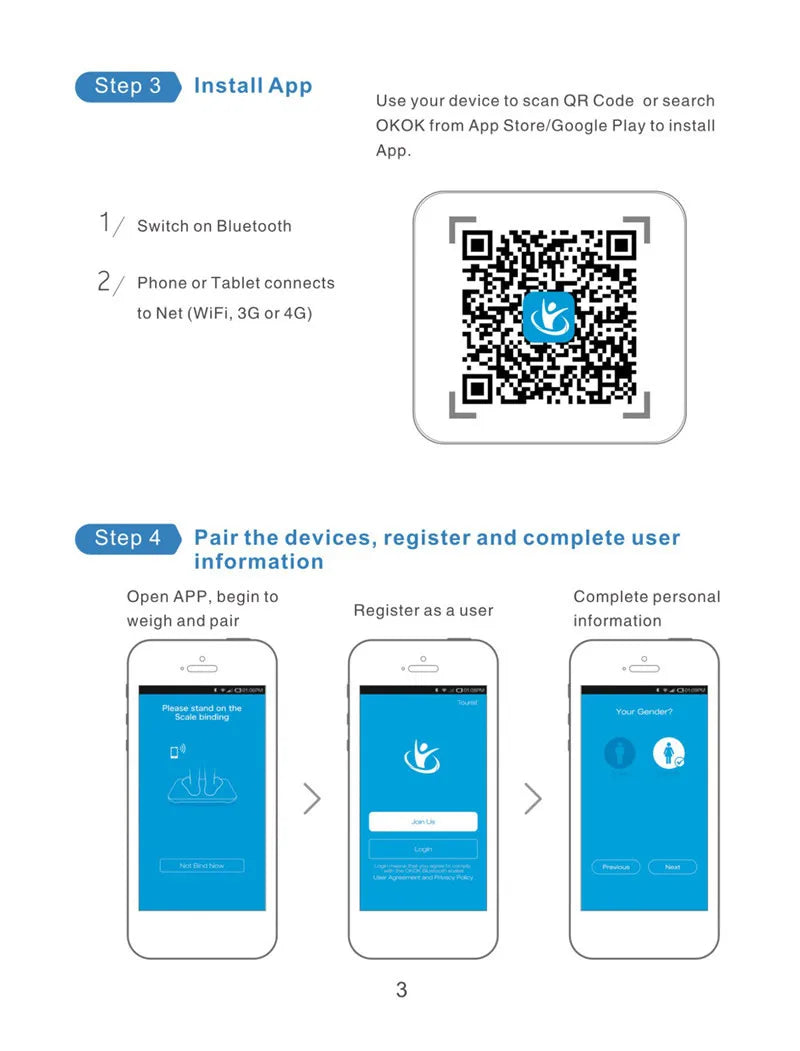 Body Fat Scale Smart Wireless Digital Bathroom Weight Scale Body Composition Analyzer With Smartphone App Bluetooth GUANYAO