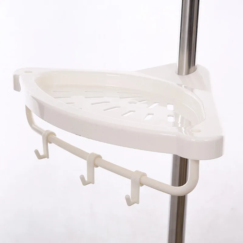 Retractable Corner Shelf Bathroom Angle Rack Stainless Steel Storage Shelves Aesthetic Organizers Racks Organizer Furniture