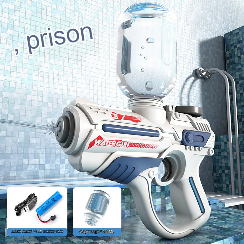 Automatic Electric Water Gun Children High-pressure Outdoor Beach Large-capacity Swimming Pool Summer Toy for Children Boy