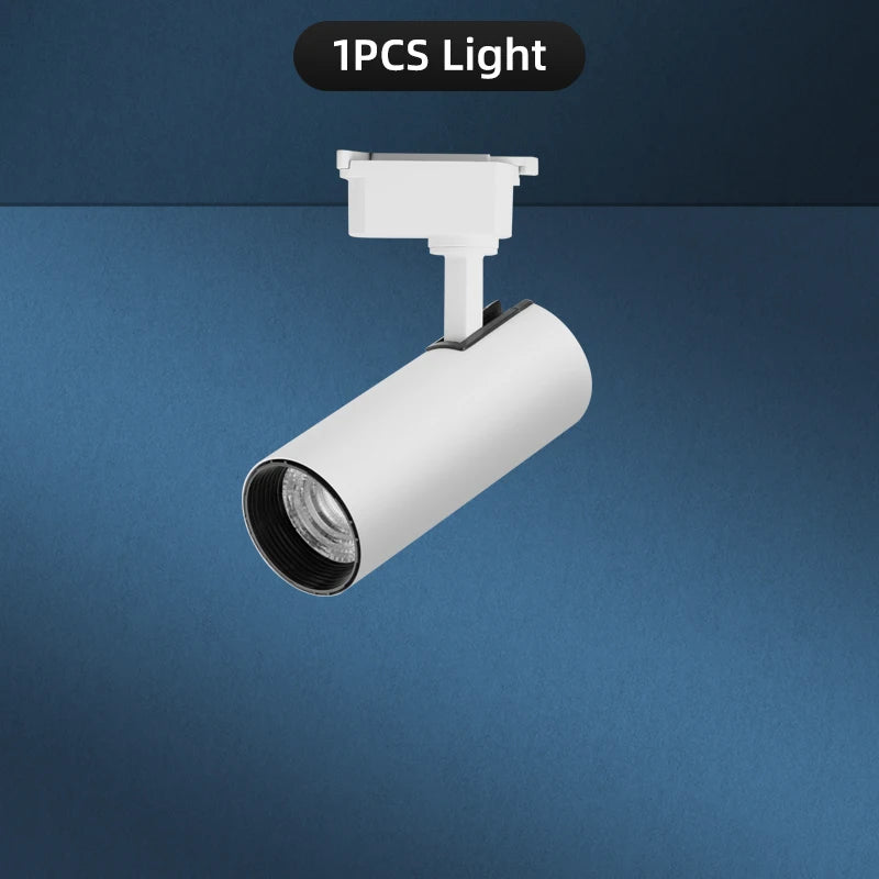 LED Track Light Set 30W Track Lamp 180-265V COB Spotlights Rail Lighting Fixture for Home Lighting Living Room Track Lighting
