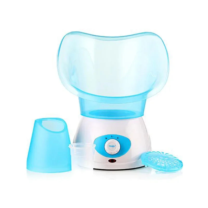 Hot fumigation of nasal organs with herbal spray for face fumigation therapy