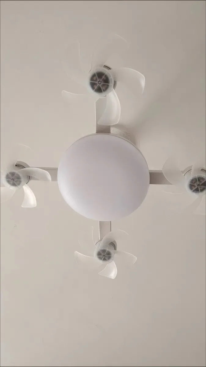 Drone E27 Ceiling Lamp With Remote Control Electric Fan Light Home Decor Bedroom Children's Study Dining Living Room Fan Lights