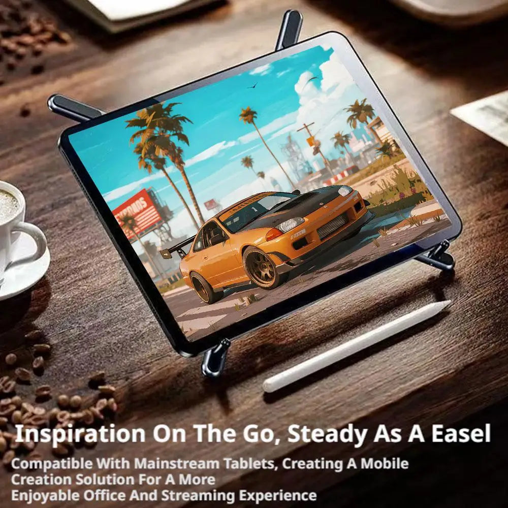 Phone Tablet Magnetic Stand Aluminum Alloy Stand Foldable Tripod Travel Portable Multi-functional Desk Holder For Laptop R7D8