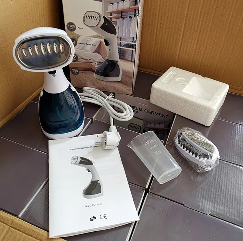 1100W Electric Hand-Held Iron Small Steam Ironing Machine Clothing Disinfection and Sterilization Convenient Travel Vaporizer