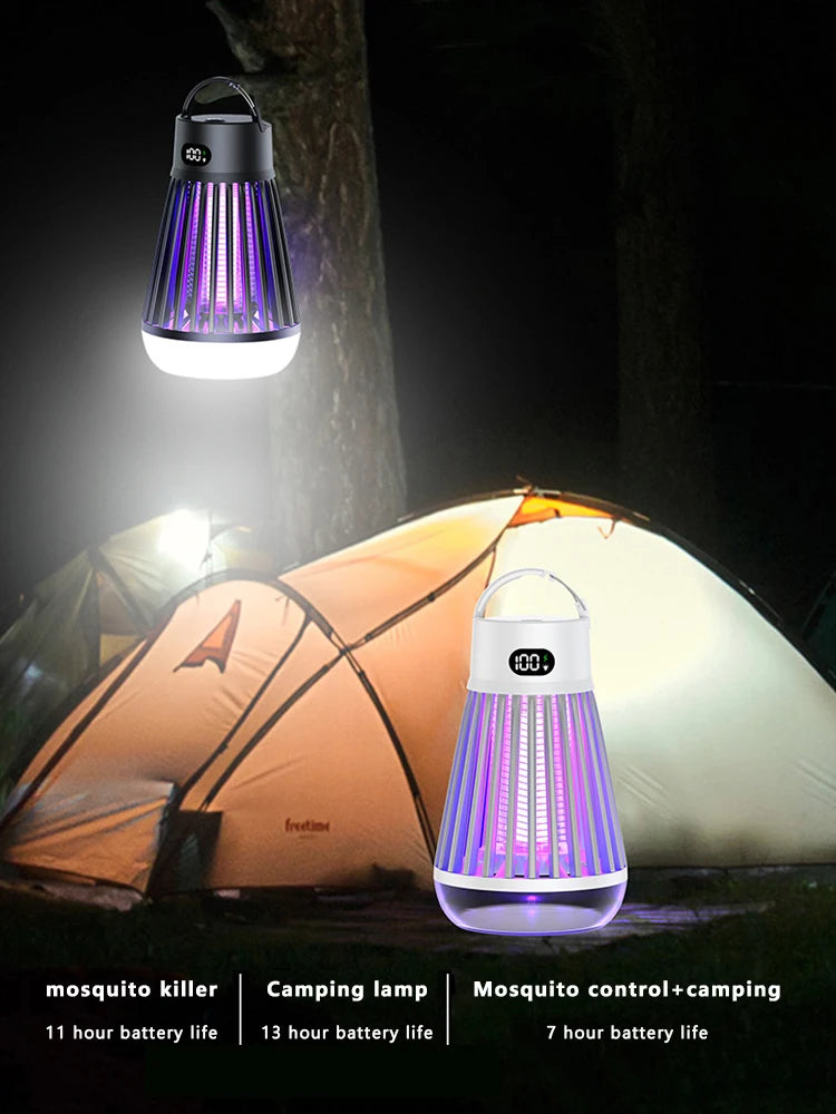 Electric Mosquito Lamp USB Charging Two-In-One Portable Mosquitoes Household portable outdoor electric shock mosquito killer