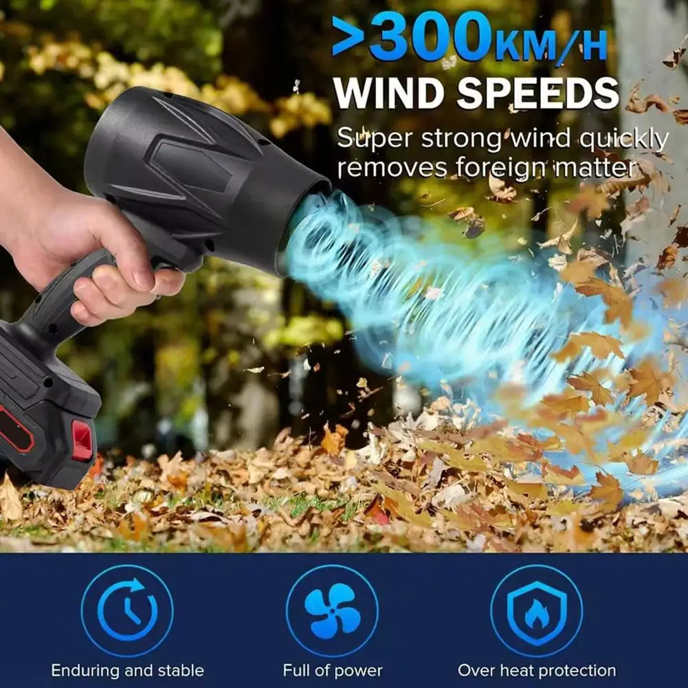 Car Electric Snow Blower Powerful Snow Removal Handheld Fan Accessories Air Turbofan Dust Blower Cleaning Car Blower W6H1