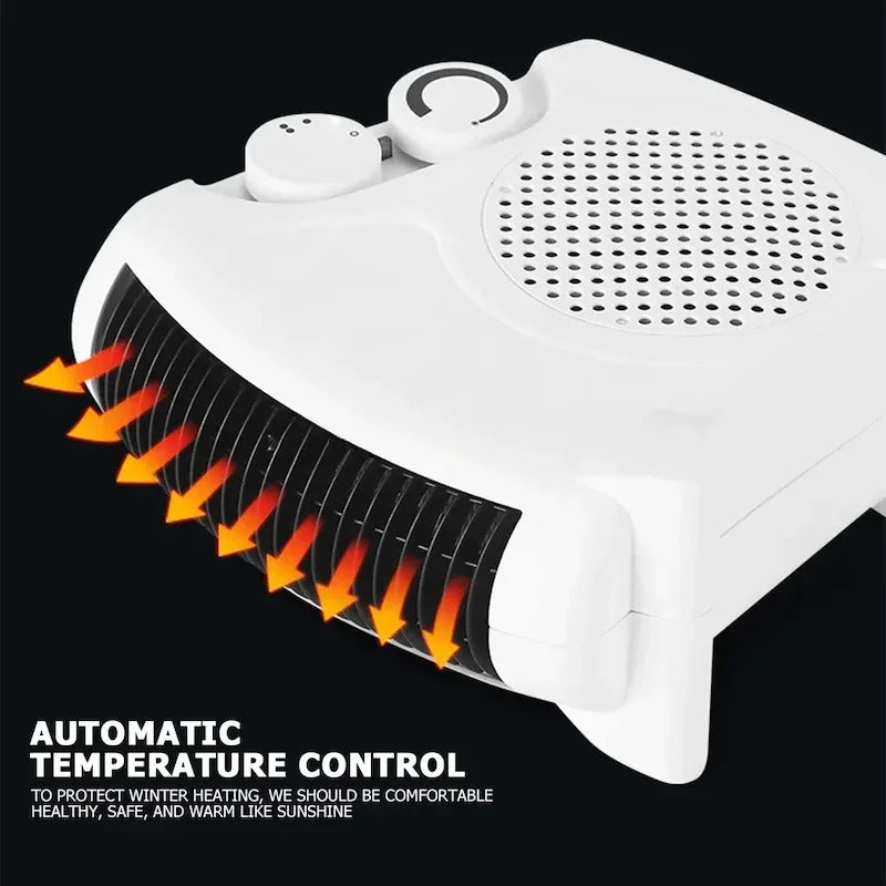Portable Electric Heater Automatic Temperature Control Desktop Mini Fan Bedroom Heating Fast Heater Electric Air Heater Fan