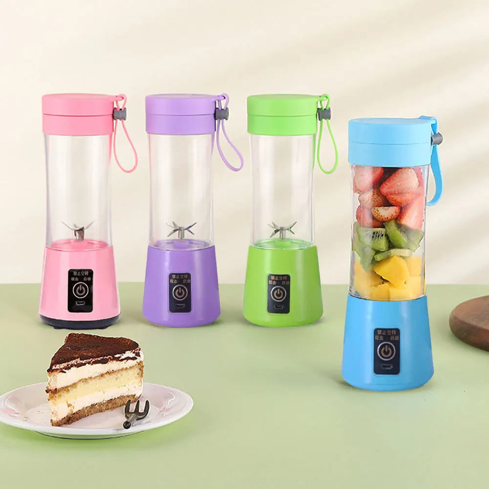 400ml Mini Electric Juicer USB Charging Automatic Fresh Squeezer Multifunctional Vegetable Juicer Blender for Home Office Travel