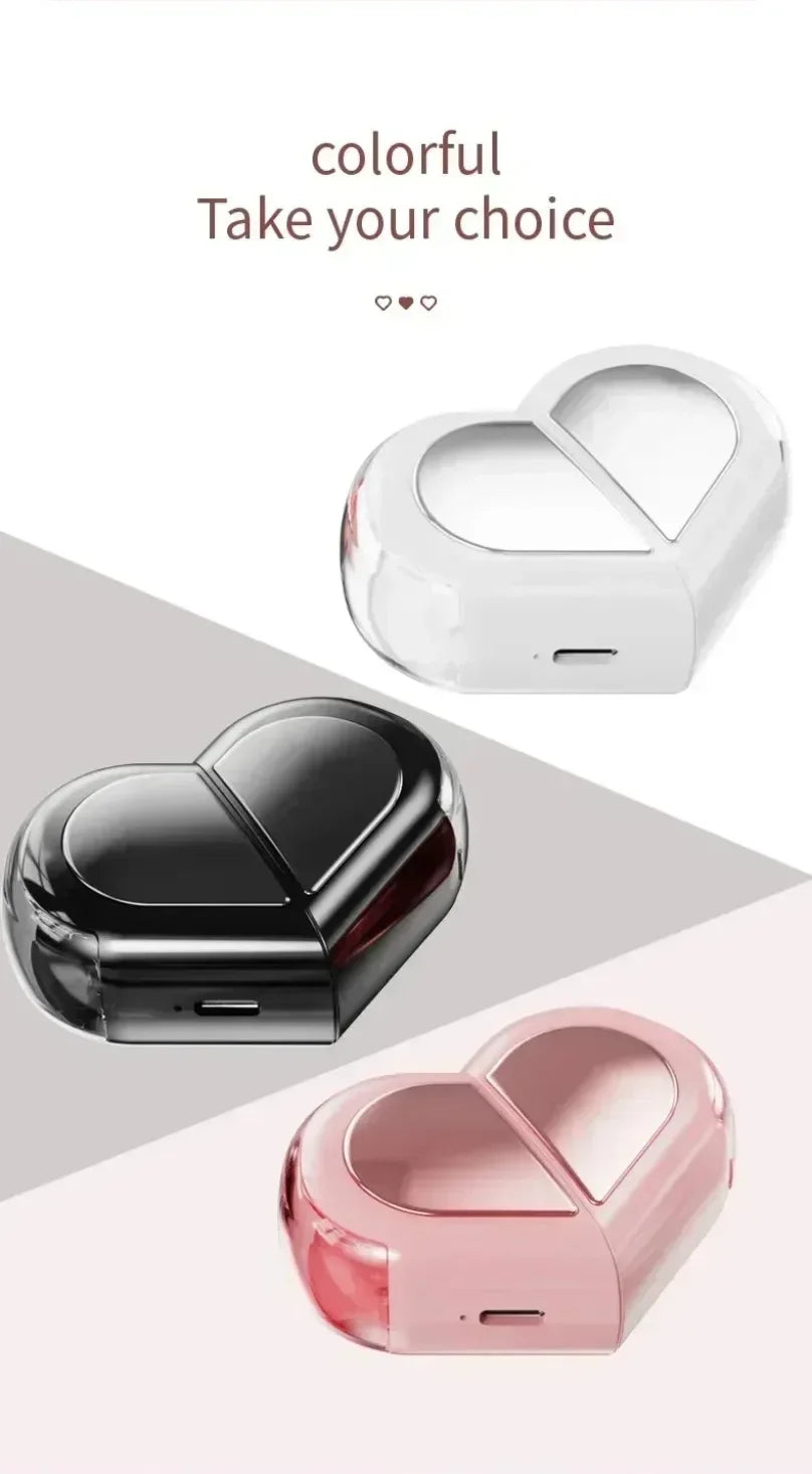 2025 Rotatable Love Heart Shaped Charging Case Low Latency Headphones NEW K520 Wireless Stereo Earbuds EarphoneFor Phone Tablet