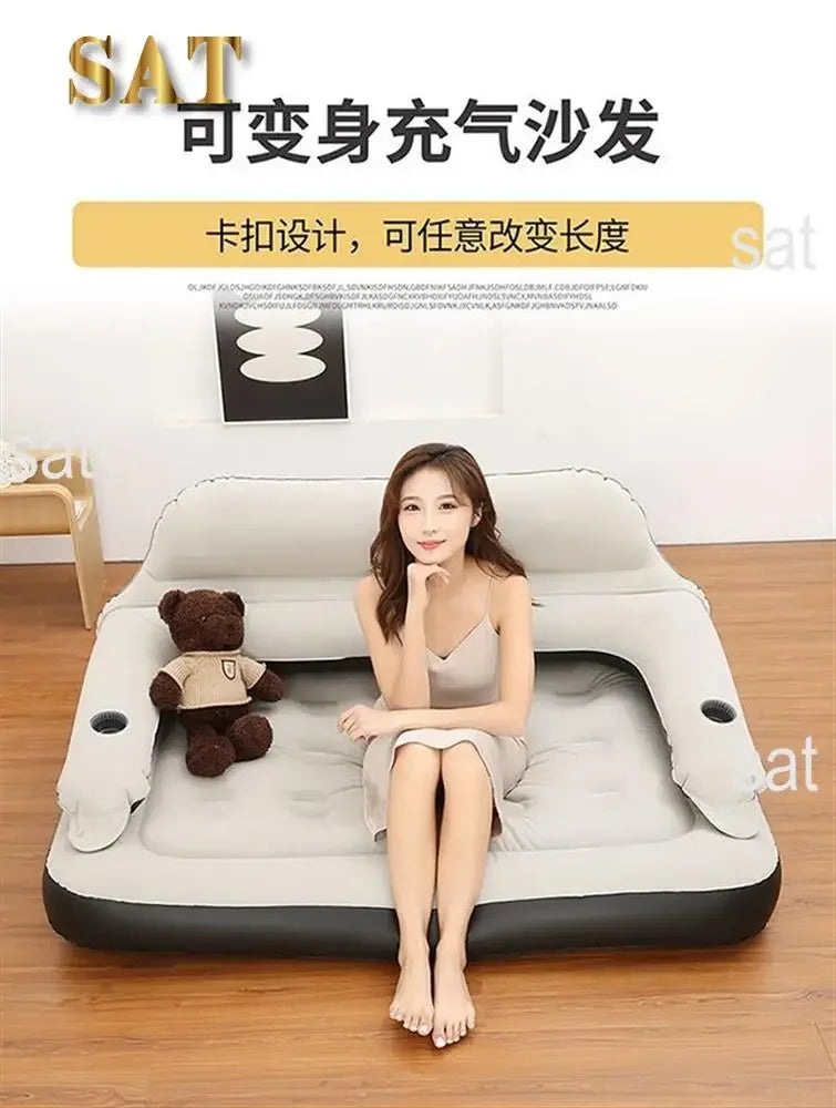 Memory Bedroom Mattress Inflatable Topper Reinforce Bed Frame Floor Mattress Sleep Japanese Colchon Individual Salon Furniture