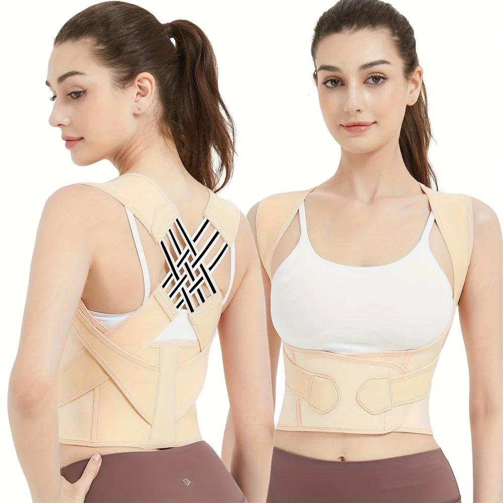 Dropshipping Back Posture Corrector Brace for Women breathable Back Posture Correction back support belt shoulder students kid