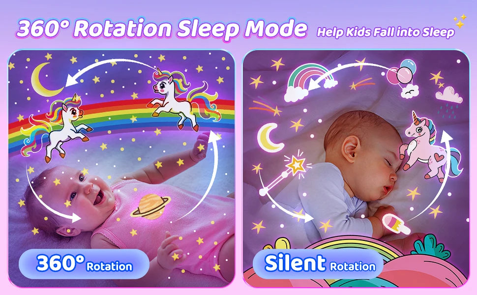 Star Projector for Kids 12 Films Star Lights for Ceiling Projector Baby Night Lamp with  Exquisite Gifts