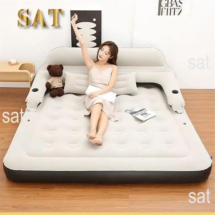 Memory Bedroom Mattress Inflatable Topper Reinforce Bed Frame Floor Mattress Sleep Japanese Colchon Individual Salon Furniture