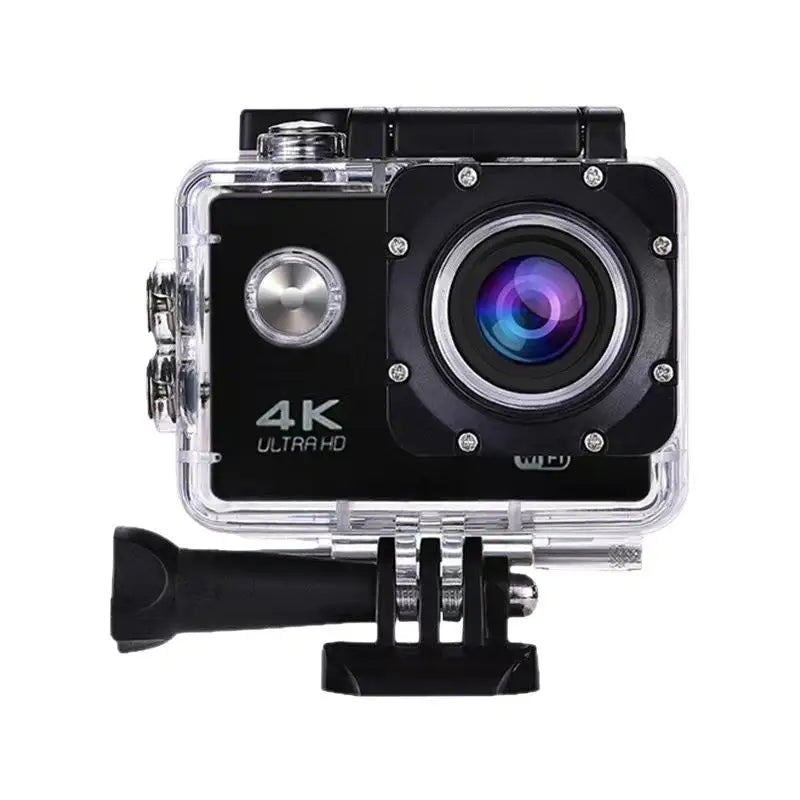 4K Ultra HD Action Camera Pro 60FPS EIS Anti-Shake WiFi Remote Control Sport Cam for Bicycle Motorcycle Helmet Dashcam