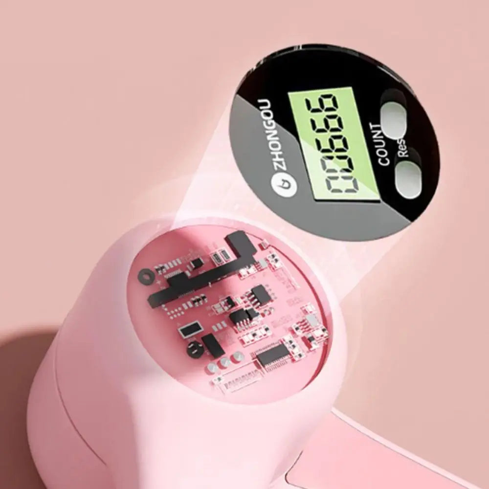 Non-Slip Thigh Master with Counter 360° Rotatable LCD Display Pelvic Floor Muscle Trainer Portable Ergonomic Shape
