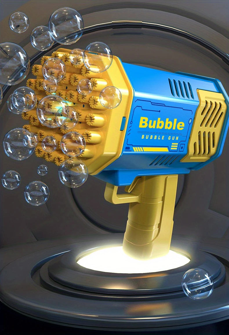 76 Hole Bubble Machine Fully Automatic Bubble Blowing Light Outdoor Bubble Machine without Battery without Bubble Water