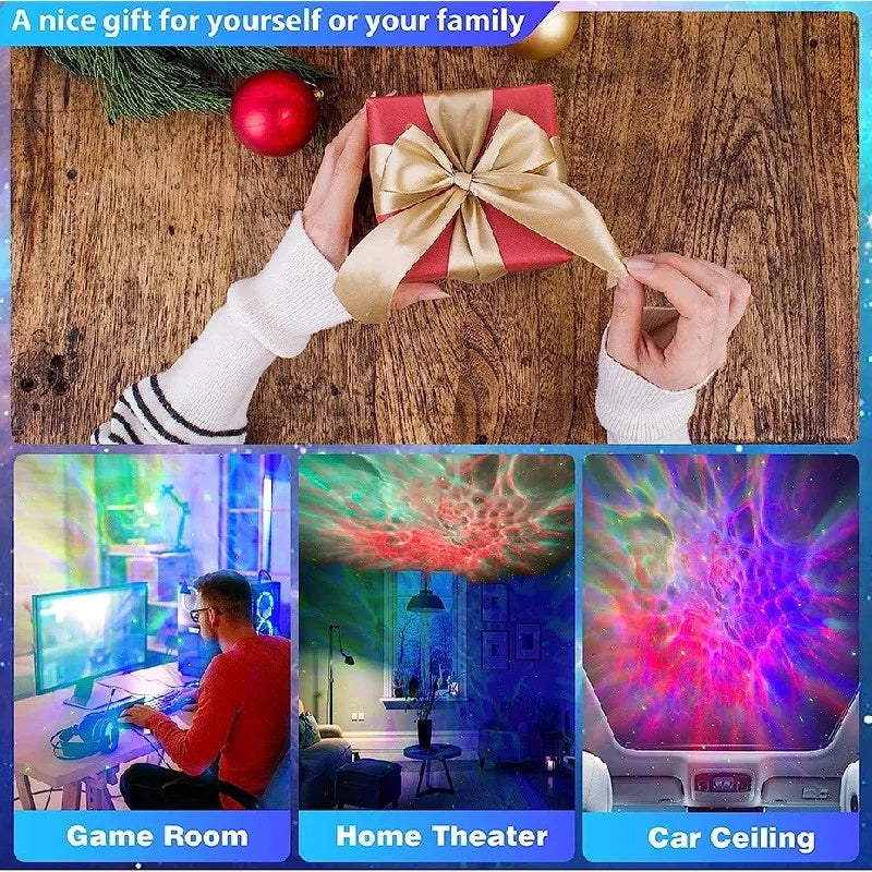 Galaxy Star Projector LED Night Light Starry Sky Astronaut Porjectors Lamp For Decoration Bedroom Home Decorative