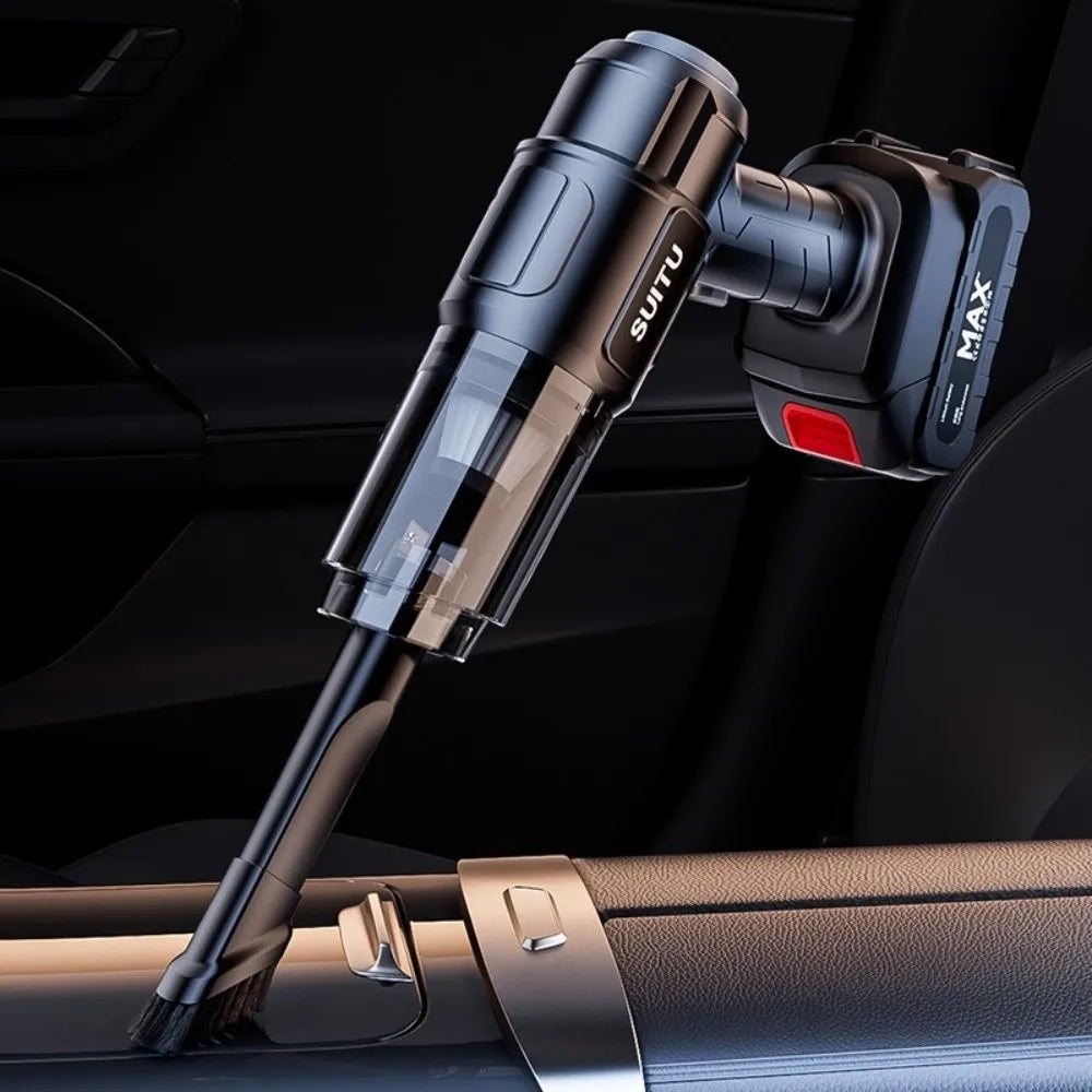 9000Pa Suction Car Vacuum Cleaner High Power 1500mAh Cordless Auto Vacuum Super Suction Multifunctional Wireless Dust Blower