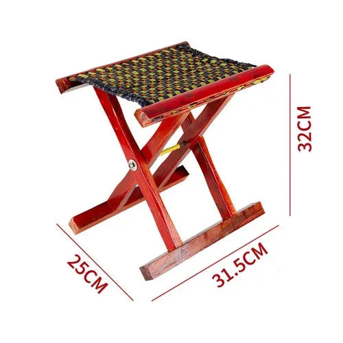 Folding Wood Step Stool Small Shoe Outdoor Space Saving Foot Stool Modern Camping Fishing Ergonomic Tabouret Patio Furniture