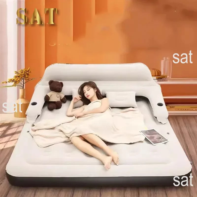 Memory Bedroom Mattress Inflatable Topper Reinforce Bed Frame Floor Mattress Sleep Japanese Colchon Individual Salon Furniture