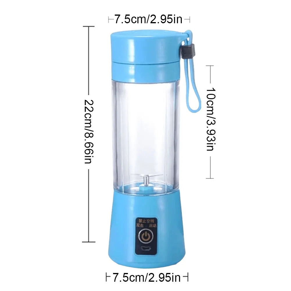 400ml Mini Electric Juicer USB Charging Automatic Fresh Squeezer Multifunctional Vegetable Juicer Blender for Home Office Travel