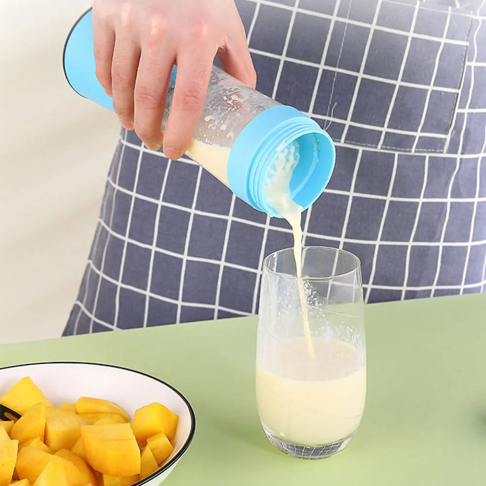 400ml Mini Electric Juicer USB Charging Automatic Fresh Squeezer Multifunctional Vegetable Juicer Blender for Home Office Travel