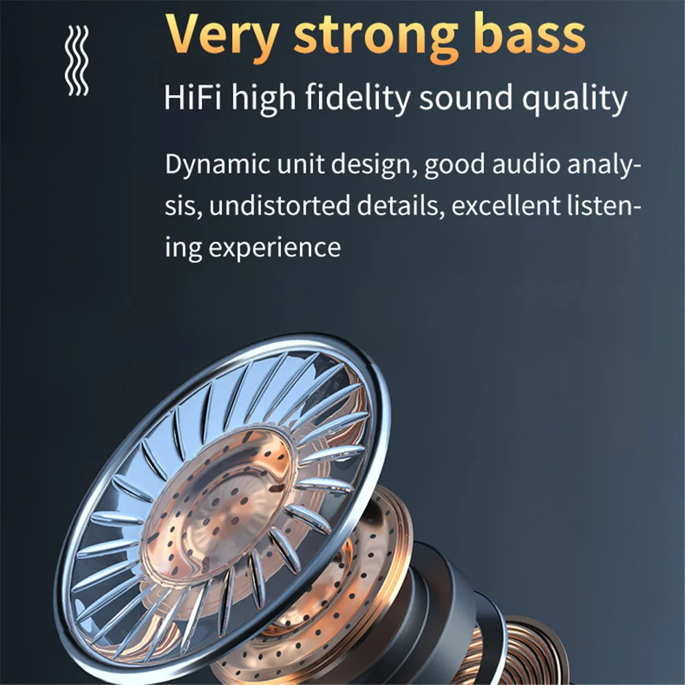 M10 Wireless Headphone Bluetooth Earphones Waterproof Earpieces Sport Earbuds For Smartphone Laptop Notebook TWS Music Headset