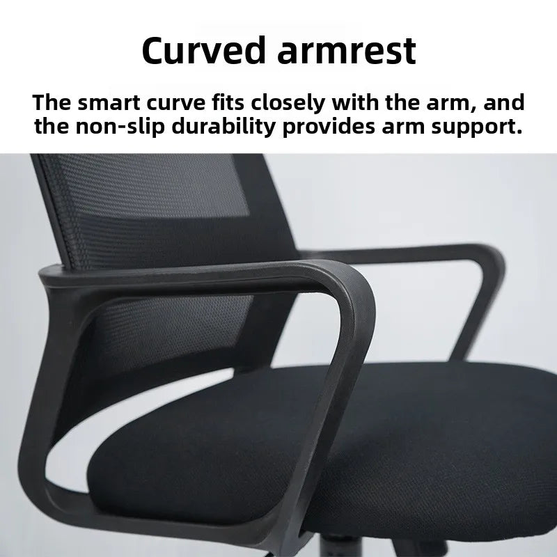Mesh Computer  Office Bow Staff Chair Sitting Not Tired Lifting Swivel