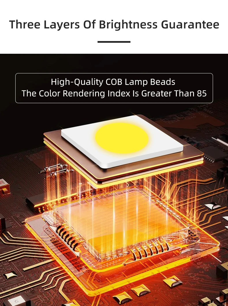 LED Track Light Set 30W Track Lamp 180-265V COB Spotlights Rail Lighting Fixture for Home Lighting Living Room Track Lighting