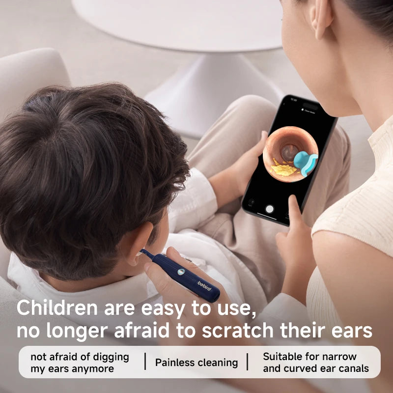 Original Bebird EarSight Plus I35R-R37R-D39R Compact All-in-1 Visual Ear Wax Remover Portable Ear Cleaner Oral Otoscope Camera