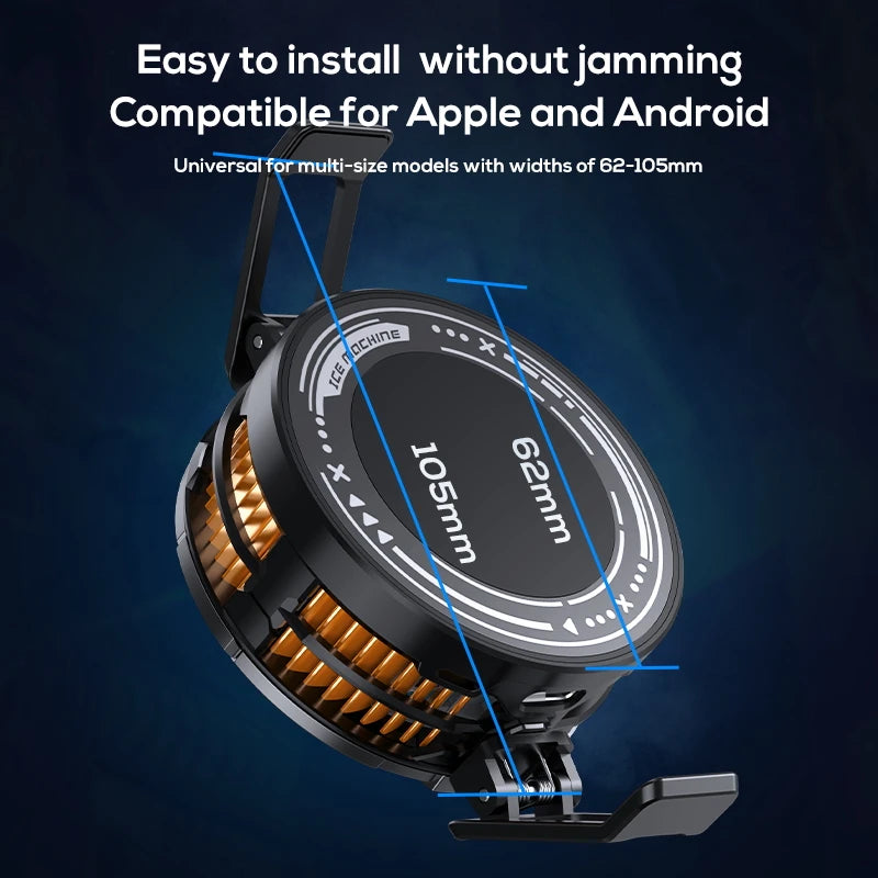 MEMO CX08  High-Power Strong Cooling Semiconductor Mobile Phone Cooler Radiator with Magnetic Attachment & Clamp