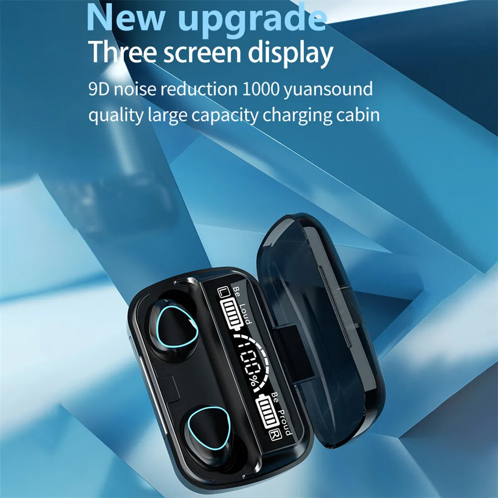 M10 Wireless Headphone Bluetooth Earphones Waterproof Earpieces Sport Earbuds For Smartphone Laptop Notebook TWS Music Headset