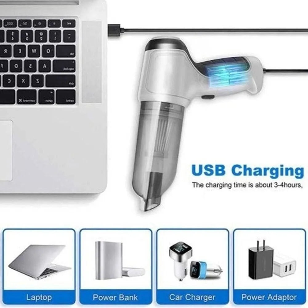 Air Suction Car Cordless Vacuum Cleaner Power All in 1 Car Dust Blower Cleaning Accessories Multifunctional Air Dust Collector