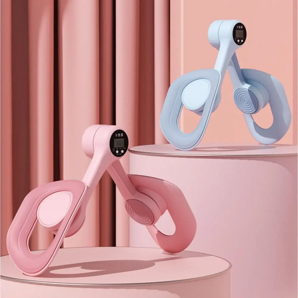 Non-Slip Thigh Master with Counter 360° Rotatable LCD Display Pelvic Floor Muscle Trainer Portable Ergonomic Shape