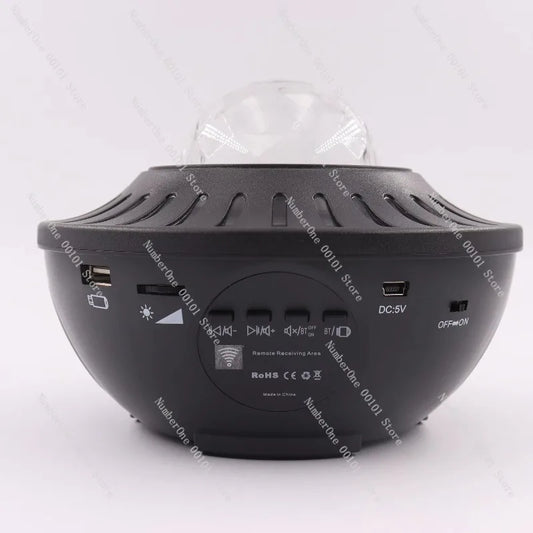 Galaxy Star Projector, Bluetooth Aurora Light for Phone, Android Space Night Light, Astronaut Decor