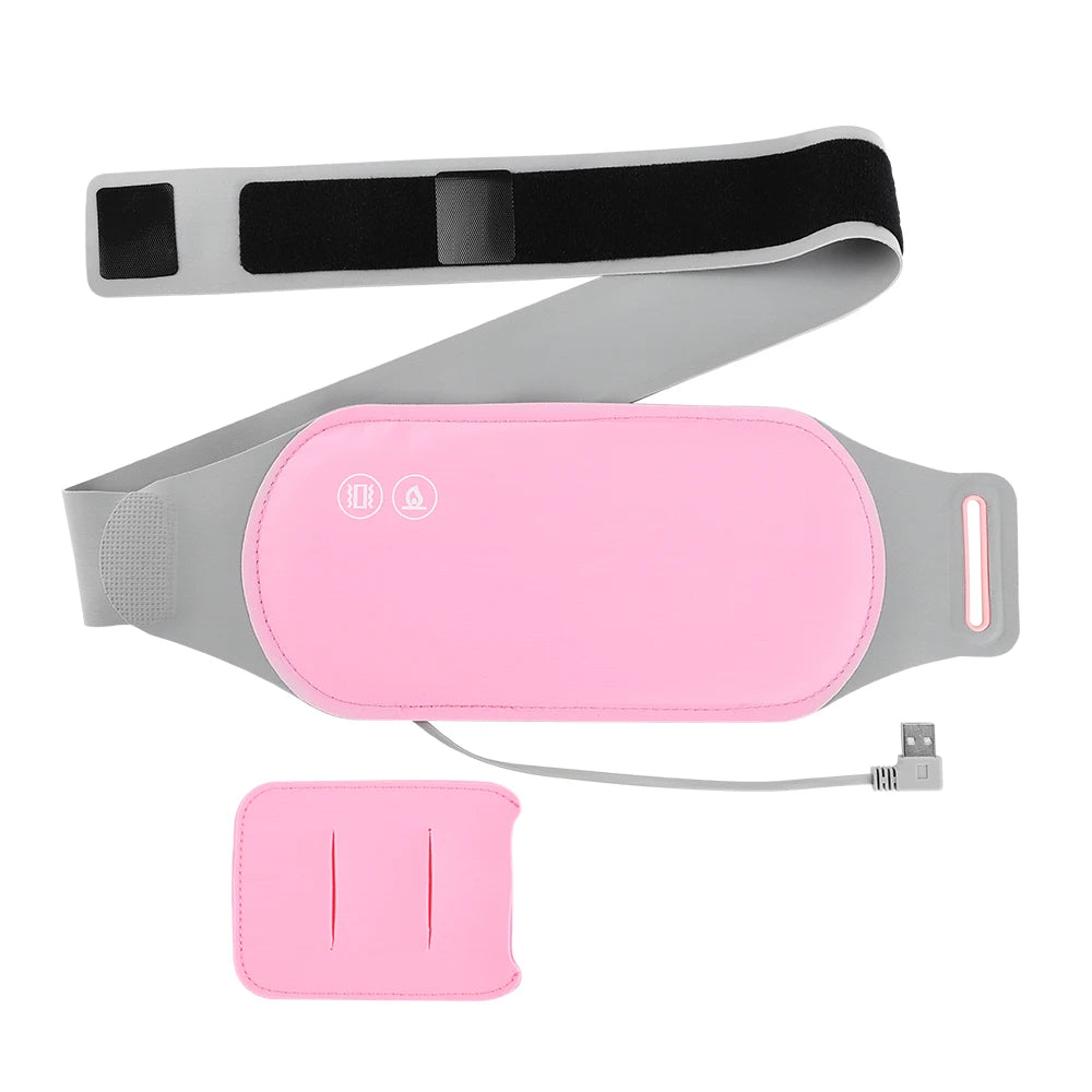 Smart Warm Palace Belt Electric Period Cramp Relief Massager Belt Menstrual Heating Pad Waist Stomach Abdominal Warm Products