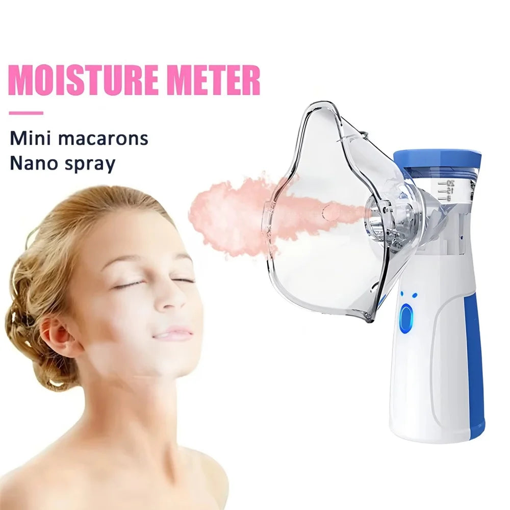 Portable Nebulizer Inhalator Handheld Hydrating Humidifier Adult Kids Skin Care/Drug Inhalation/Medical Treatment Inhaler Tools