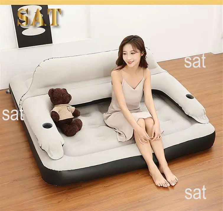 Memory Bedroom Mattress Inflatable Topper Reinforce Bed Frame Floor Mattress Sleep Japanese Colchon Individual Salon Furniture